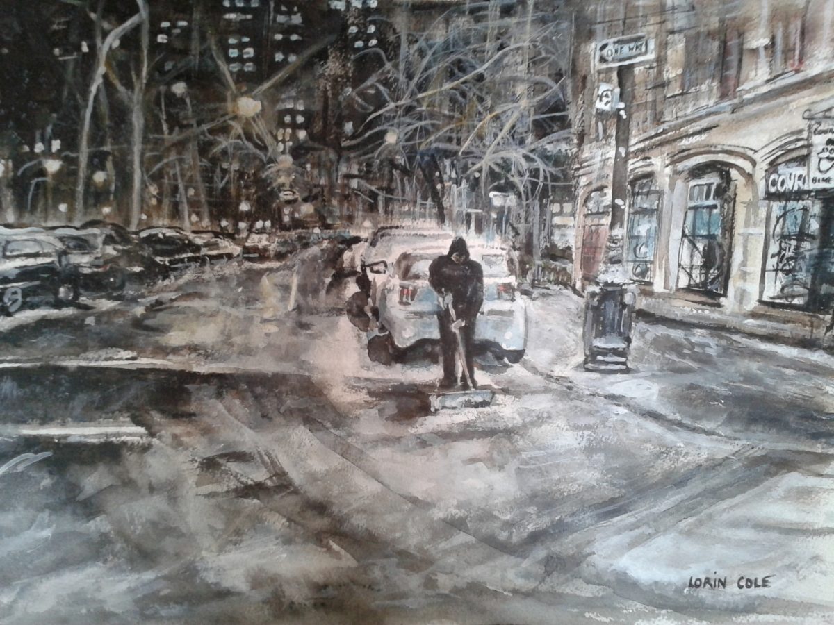 After the Snow Storm – Watercolor, 11×14