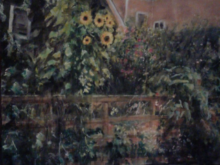 House of Sunflowers – Watercolor, 22×30