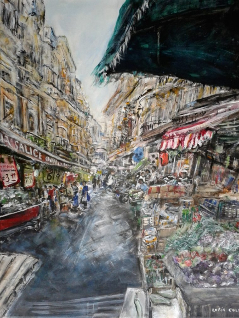 Sicilian Flea Market Acrylic, 22×28