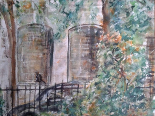 Tudor City Greens – Watercolor, 10×14
