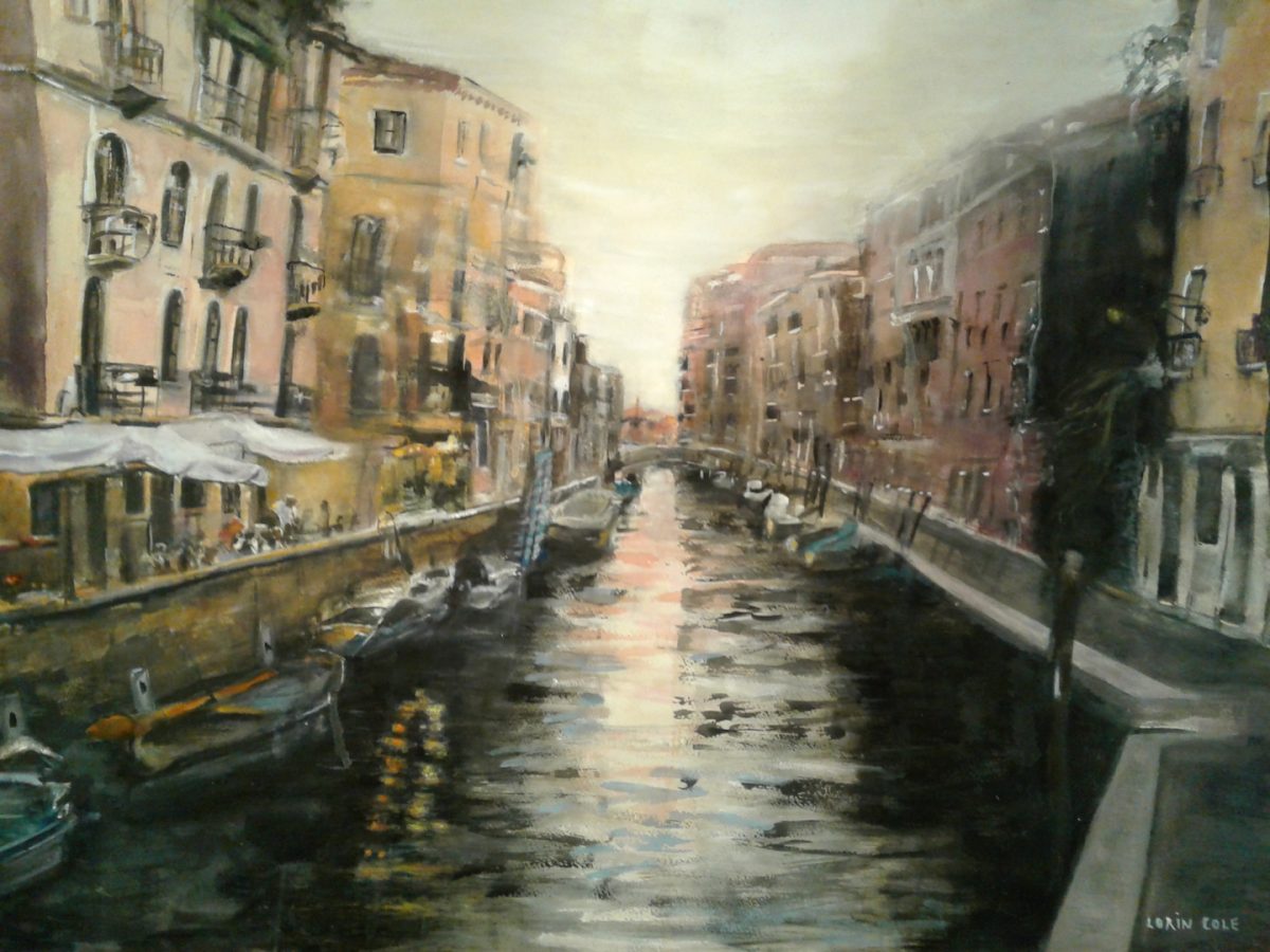 Venice Twilight – Watercolor, 22×30 (2)